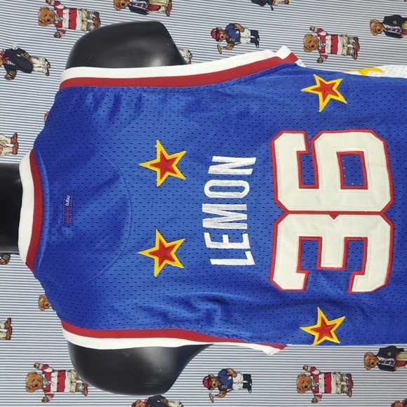 Vintage Y2K Fubu Platinum Harlem Globetrotters stitched Lemon basketball jersey - Picture 5 of 7